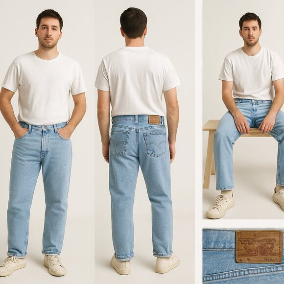 Levi’s 545 Loose Fit Jeans Light Wash | W38 L29 (measured 39x30) - Picture 1 of 9